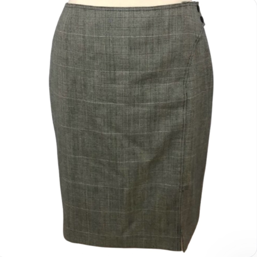 Harvé Benard Pinstripes Pencil Skirt.